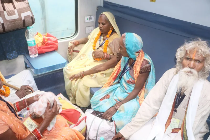 जिले के 262 तीर्थ यात्रियों को लेकर विशेष ट्रेन हरिद्वार-ऋषिकेश रवाना