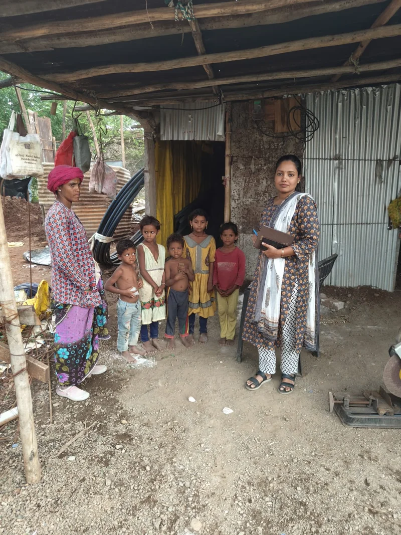 निर्माण श्रमिकों के बच्चों को आंगनवाड़ी से जोड़ने की पहल