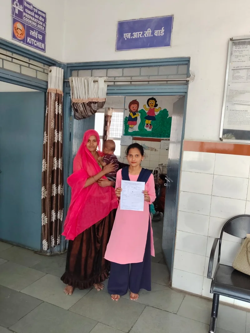 आंगनवाड़ी कार्यकर्ता की सजगता और समुचित पोषण से स्नेहा ने जीती कुपोषण से जंग