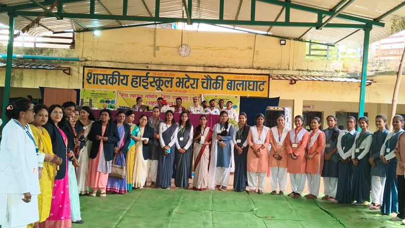 शासकीय हाईस्कूल भटेरा में राष्ट्रीय कृमि मुक्ति दिवस का शुभारंभ