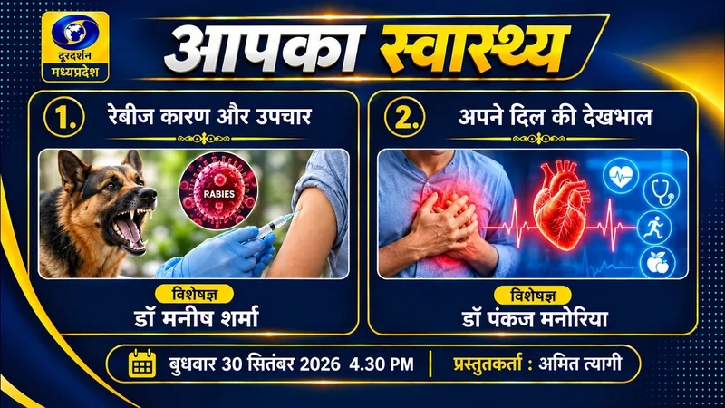 आपका स्वास्थ्य | AAPKA SWASTHYA | रेबीज कारण और उपचार | अपने दिल की देखभाल